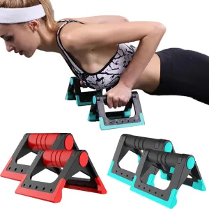 Everyones Talking Portable Fitness Push-Up Bars Unbeatable Combo, Calorie burn tracker, Pilates ring circle
