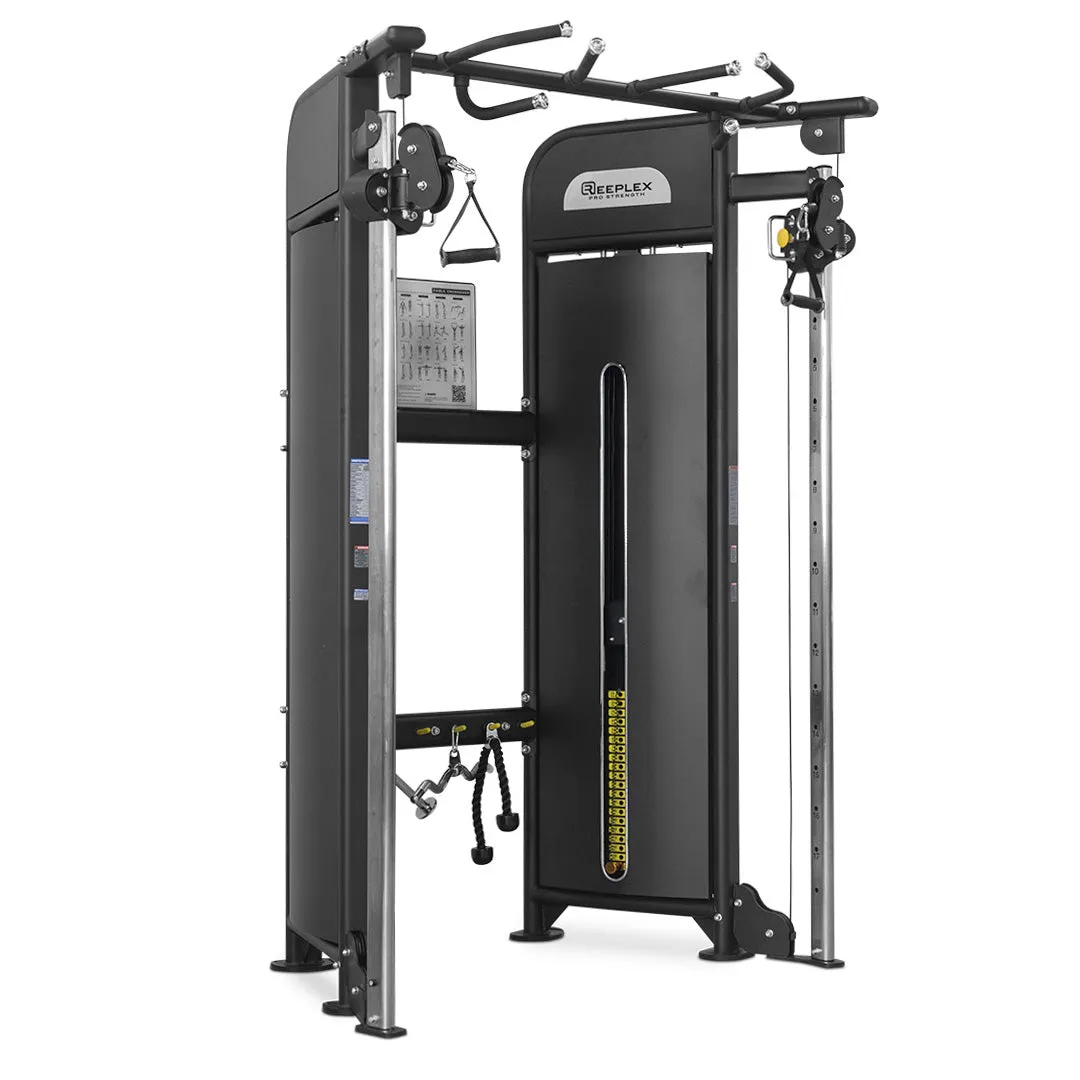 Everyones Talking Reeplex Commercial Functional Trainer with 2 x 150kg Weight Stacks Todays Pick, Stair Climbers, Steps,Decks, Agility ladder