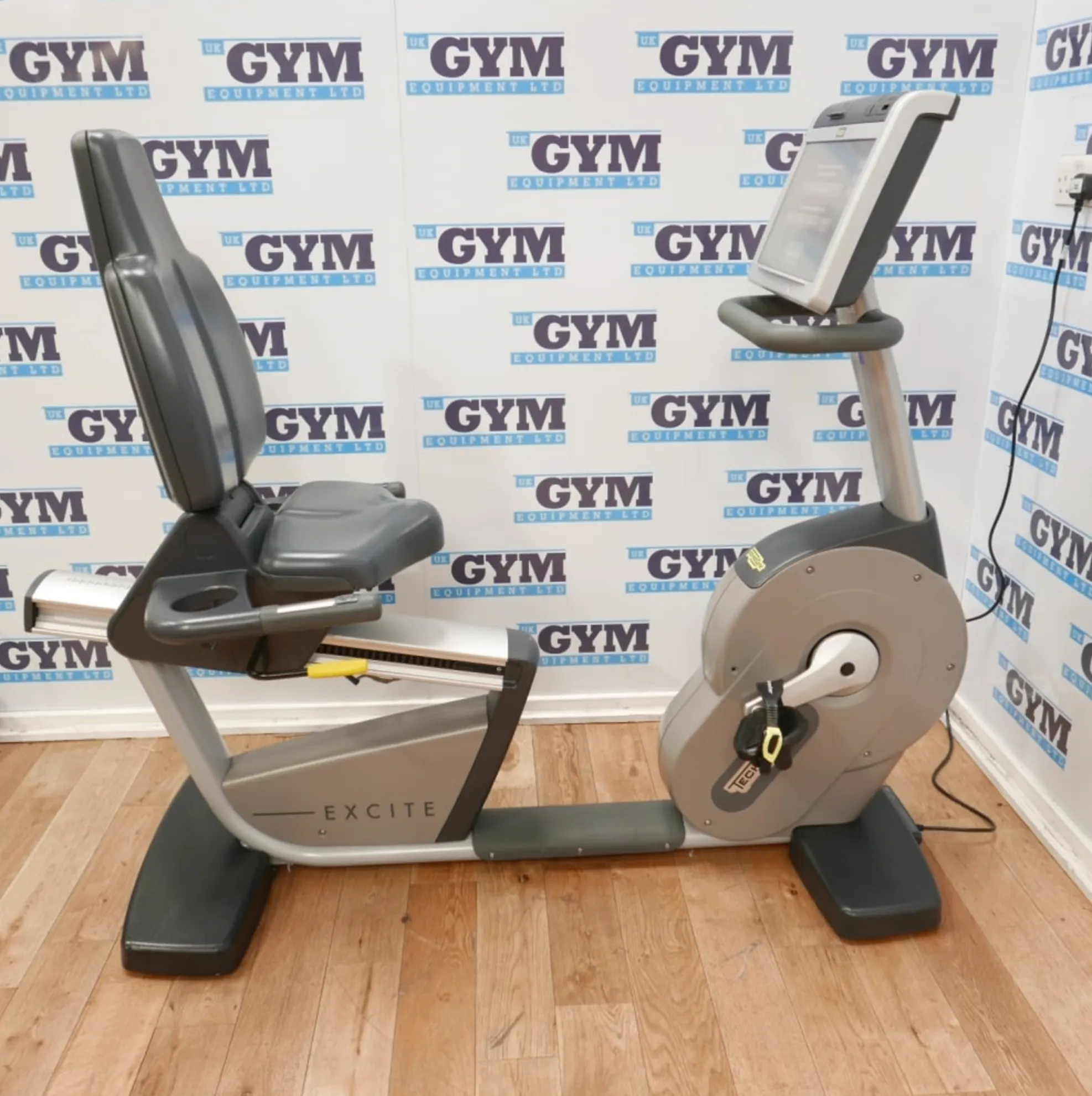Refurbished Technogym Excite  Visio Recumbent Bike, Weight Plates