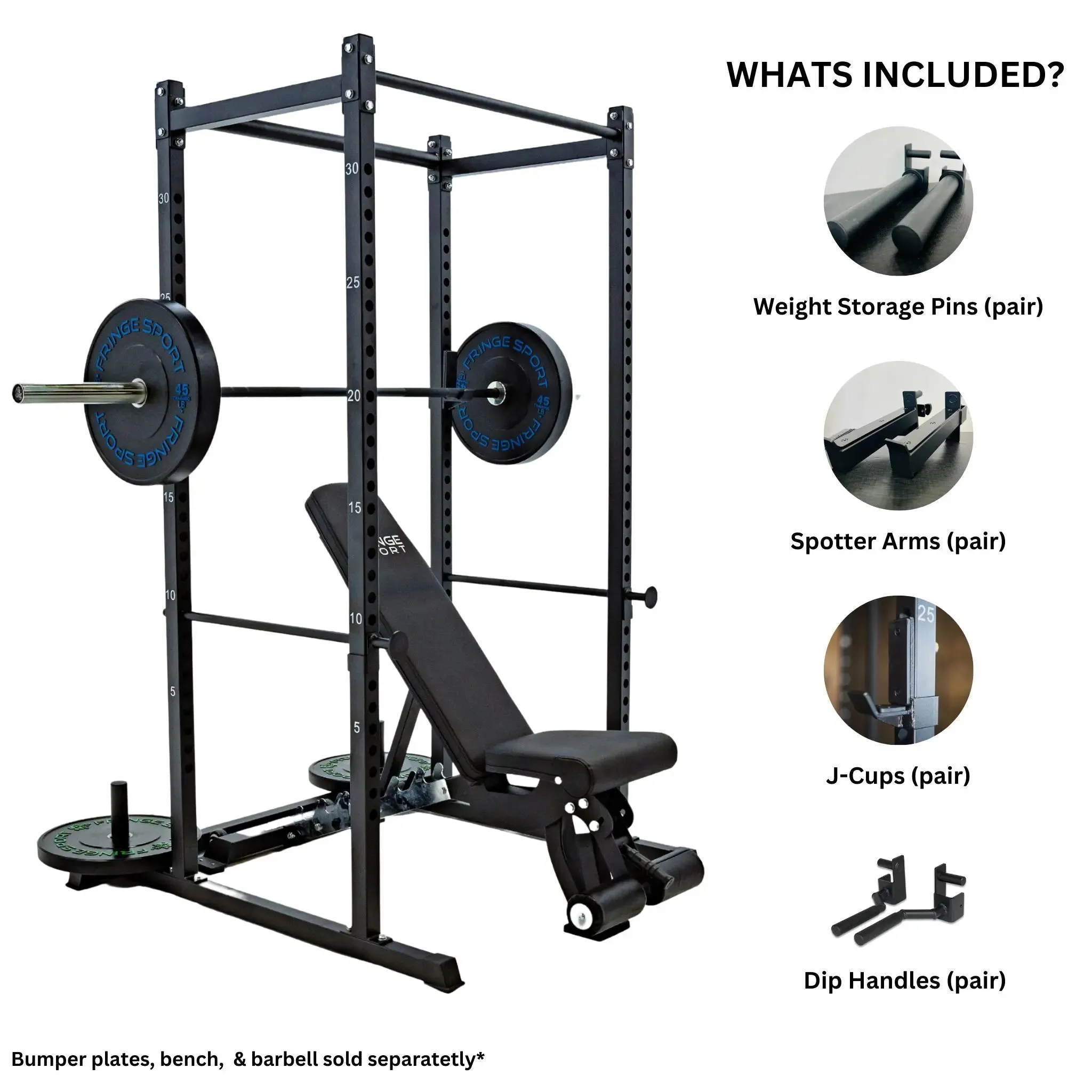 Fan Favorite Garage Squat Cage w/ Full Attachment Package Fresh Drop, Gym equipment for seniors