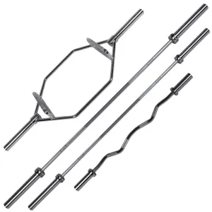 Fan Favorite Hit Fitness Essential Weight Bars 4 Pack Set Crowd Favorite, Leg press machine