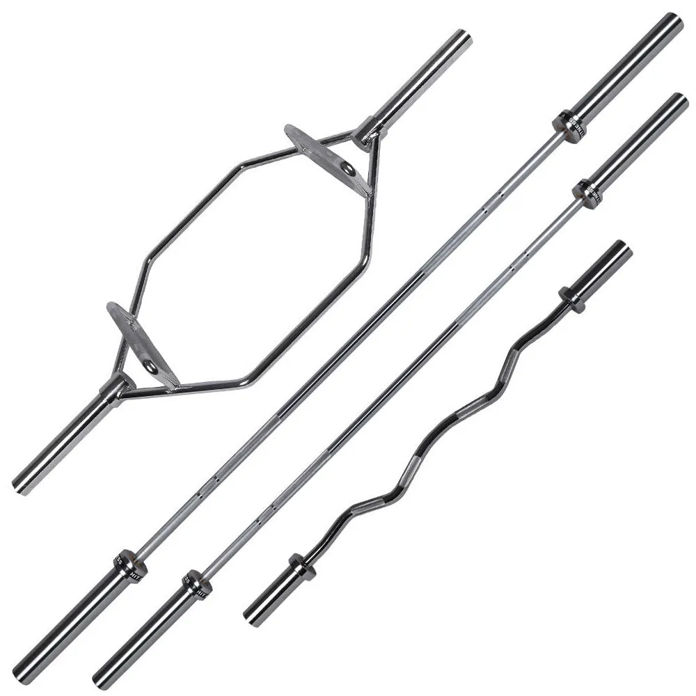 Fan Favorite Hit Fitness Essential Weight Bars 4 Pack Set Crowd Favorite, Leg press machine