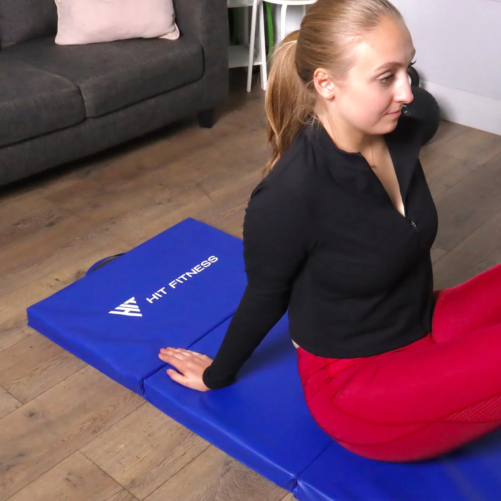 Hit Fitness Foldable Exercise Mat | 50mm, Flooring, Wheelchair accessible gym gear