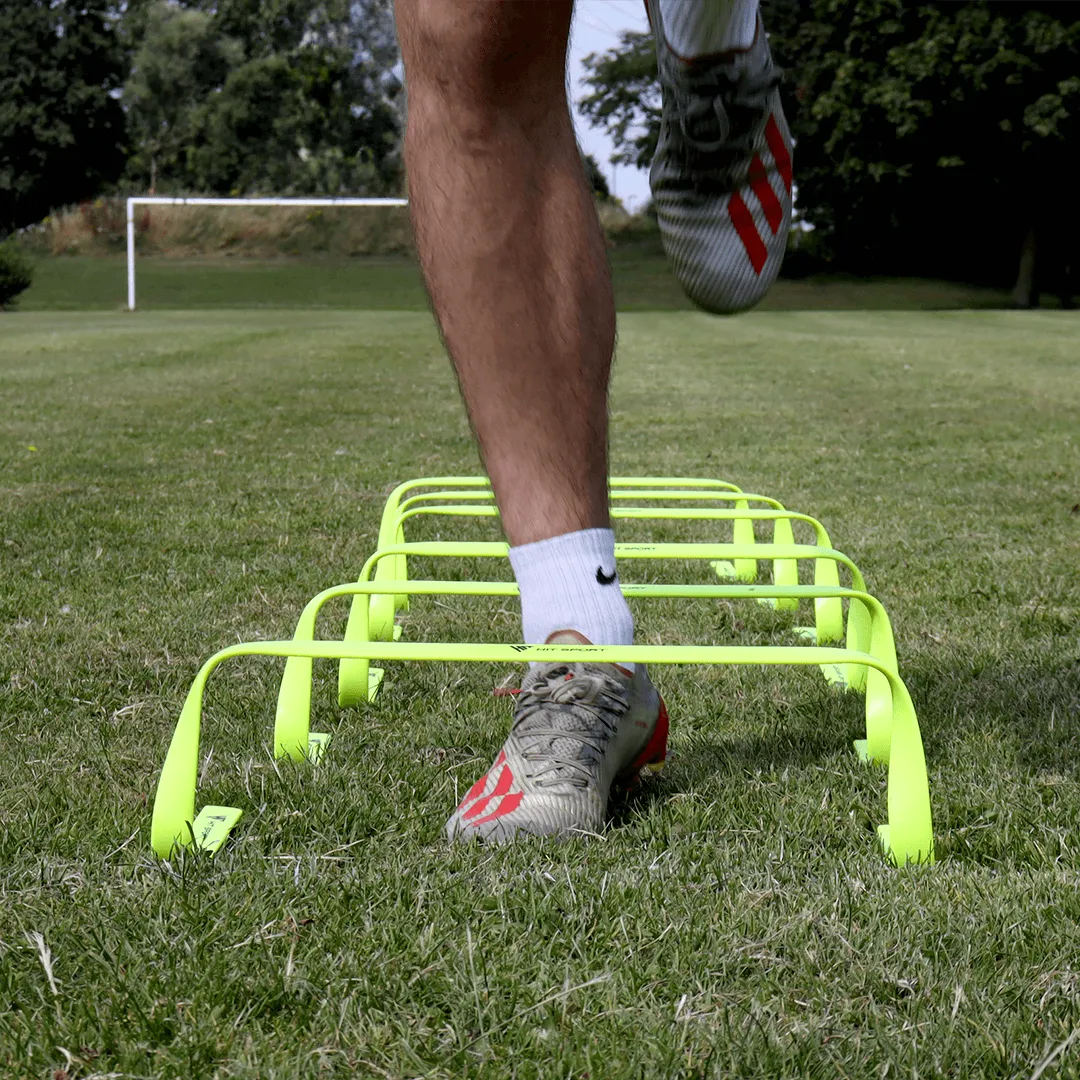 Hit Sport Agility Hurdles 6 Pack (6 Inch / 15cm), Air Bikes, Gym lock combination, Collars