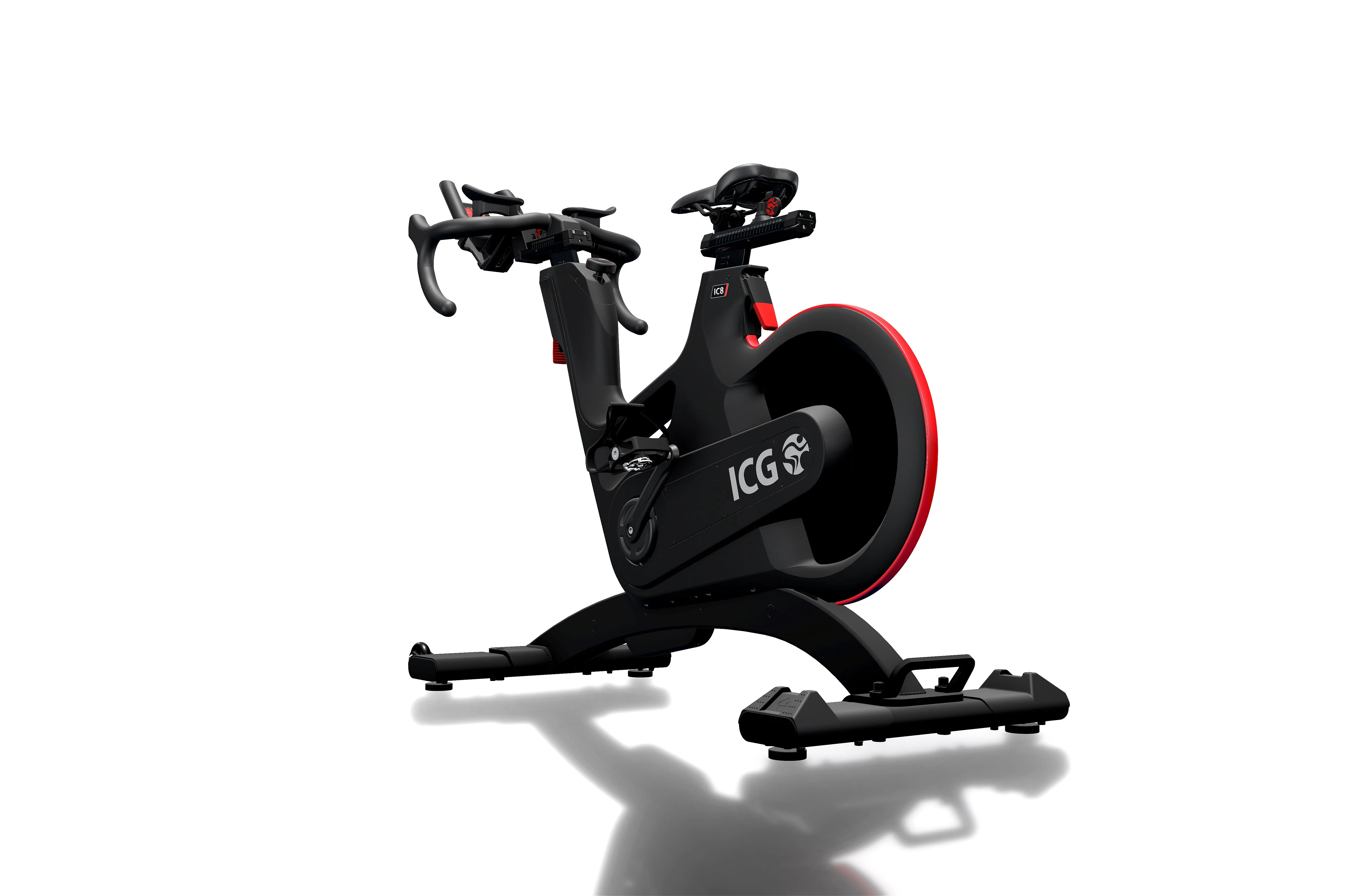 Life Fitness IC8 Power Trainer Indoor Cycle, Onboard Functions, Overhead pulley storage
