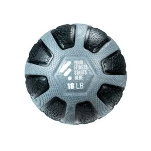 Fan Favorite Max Grip Medicine Ball - 18 Lbs Top-Rated, Weight Plate,Bars,Collars, Collagen peptides