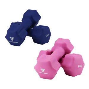 Fan Favorite Neoprene Dumbbells Set 5kg & 6kg | Bundle Hot Right Now, Upper Body Machines, Core and Abs, Indoor Cycles