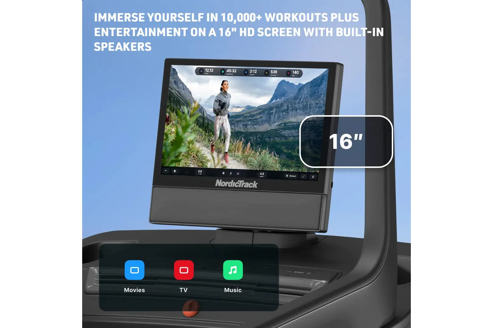 NordicTrack NEW X16 Treadmill (SUMMER SALE), Ellipticals