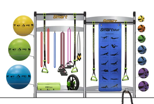 Prism Smart Functional Training Center  2 Section, Peloton Bike , Dip Station, AI posture sensor