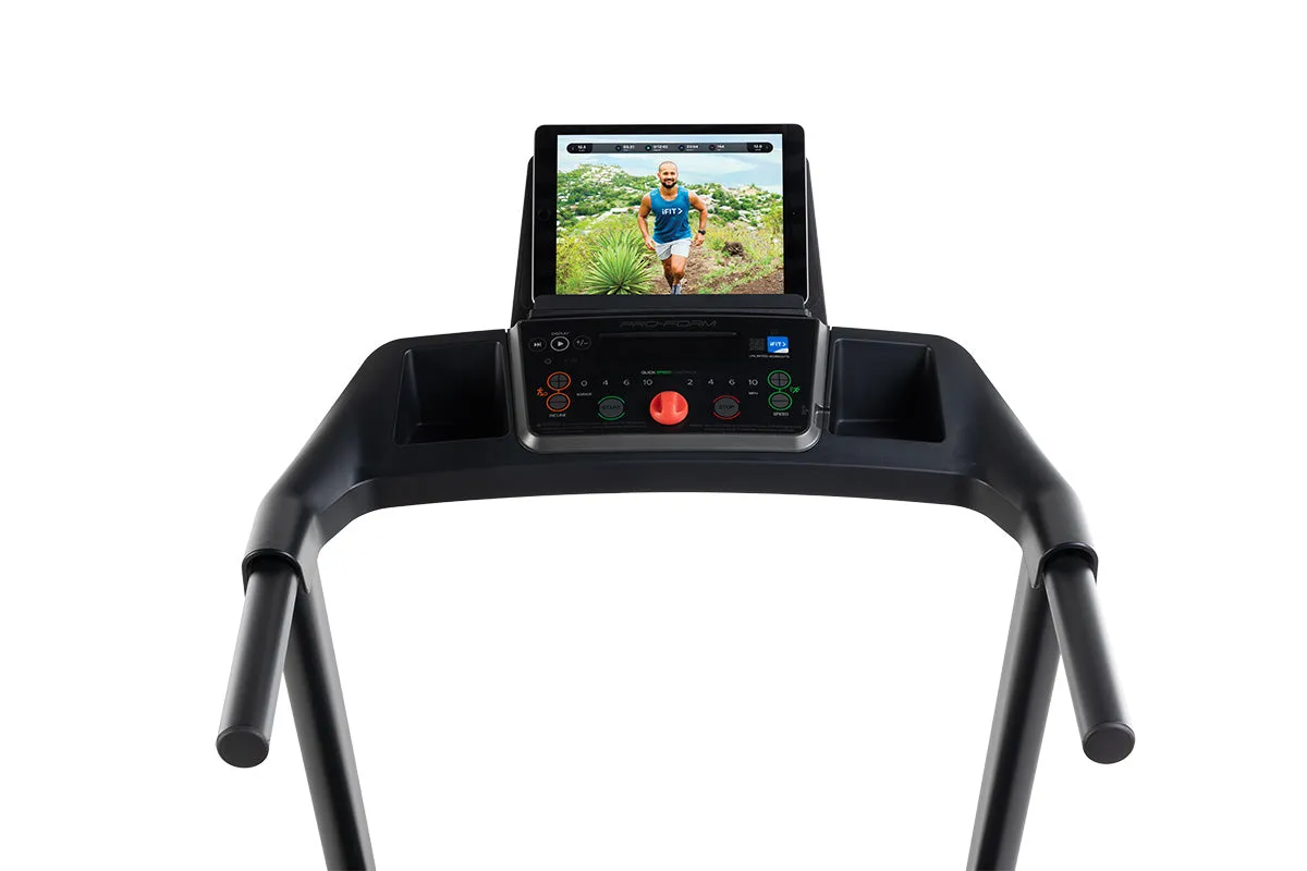 Proform Sport Treadmill, Rubber Hex Dumbbells, Benches