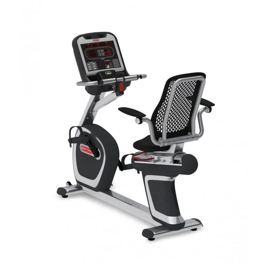 Fan Favorite Star Trac E-RB E Series Recumbent Bike Moving Fast, Compression Boots