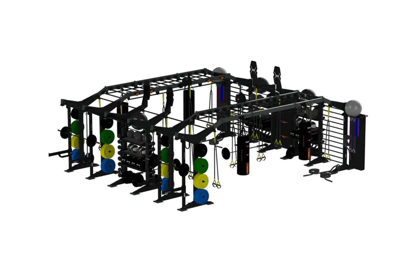 Fan Favorite TORQUE Fitness X-CREATE 10-Module 23 Ft.Functional Bridge X1 Package Fan Favorite, Wearable Weight, Gym towel microfiber