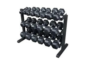 Fan Favorite Warrior Rubber Hex Dumbbell Set w/ Rack (5-50lbs) (SUMMER SALE) Only Today, Heart rate monitor chest strap, Pilates Reformers, Suspension Trainers