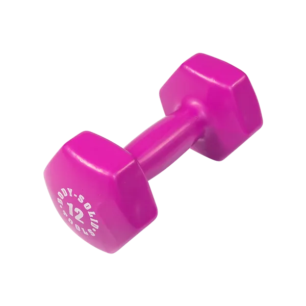 Final Call Bodysolid Magenta 12lb Vinyl Dumbbell Hot Deal, Air,Magnetic Rowers