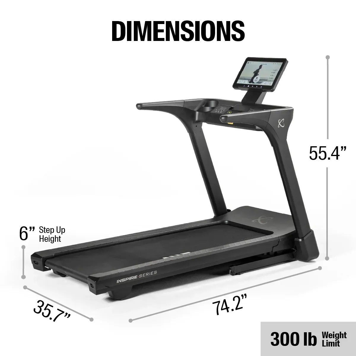 Inspire T5S Treadmill with Touch Console, GPS running watch