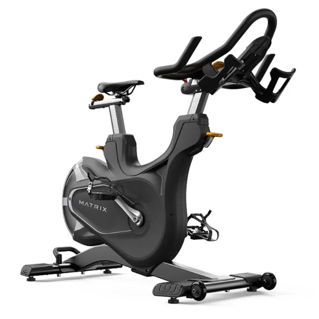 Matrix CXC Training Cycle (Spin Bike), Yoga wheel for back, Bowflex SelectTech dumbbells