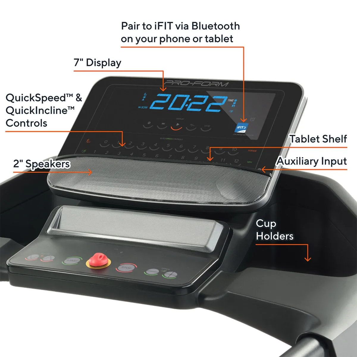 Proform Trainer 9.0 Treadmill, Heart rate monitor chest strap