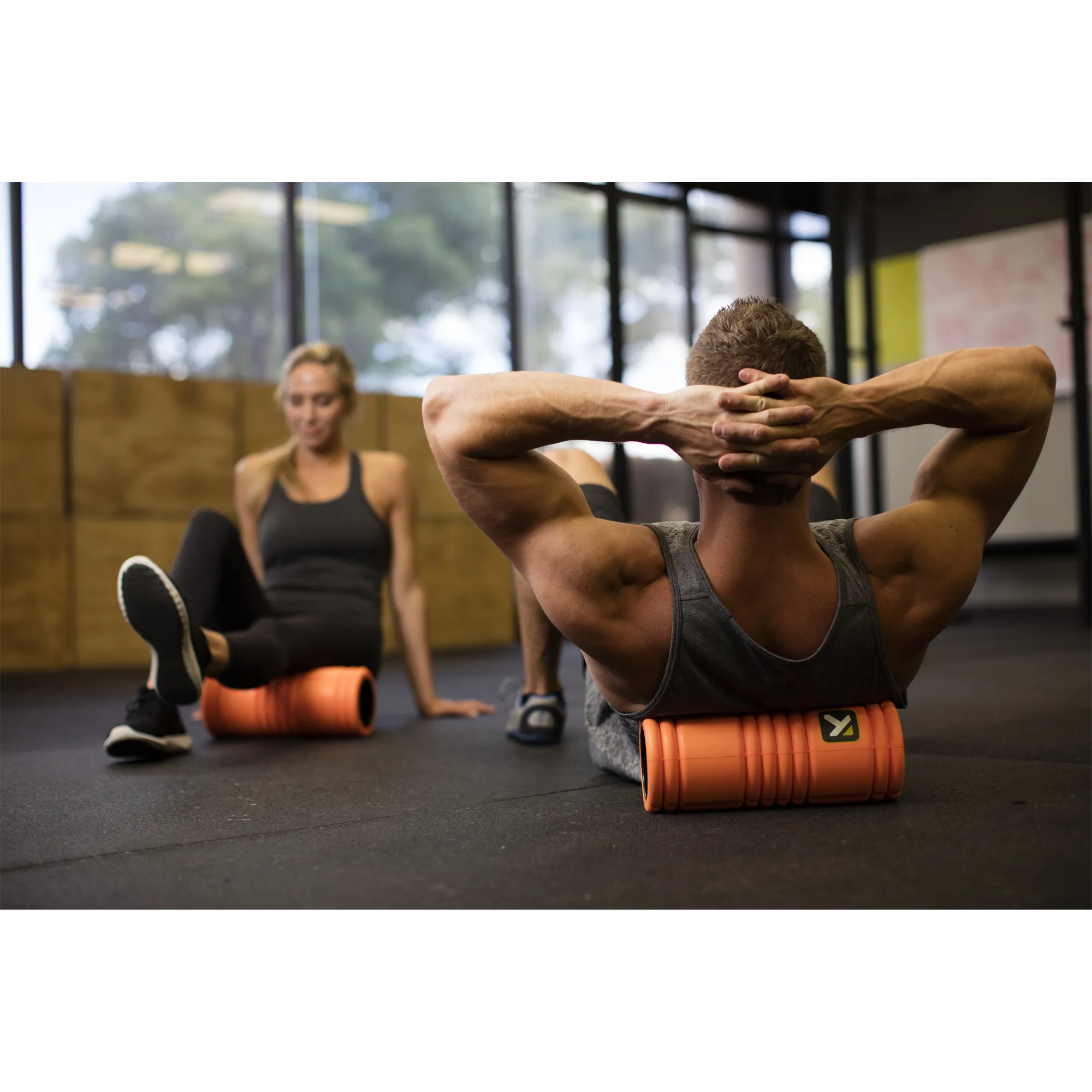 TriggerPoint Grid 1.0 Foam Roller - Orange, Recovery,Stretching, Compression leggings, Solar powered treadmill