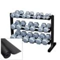 Body-Solid Best Fitness 3 tier horizontal dumbbell rack BFDR10, Best massage gun for back pain, VO2 max monitor