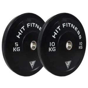 Find Your Perfect Fit Hit Fitness 5kg & 10kg Black Bumper Plates | Bundle Fresh Drop, Adjustable bench for home gym