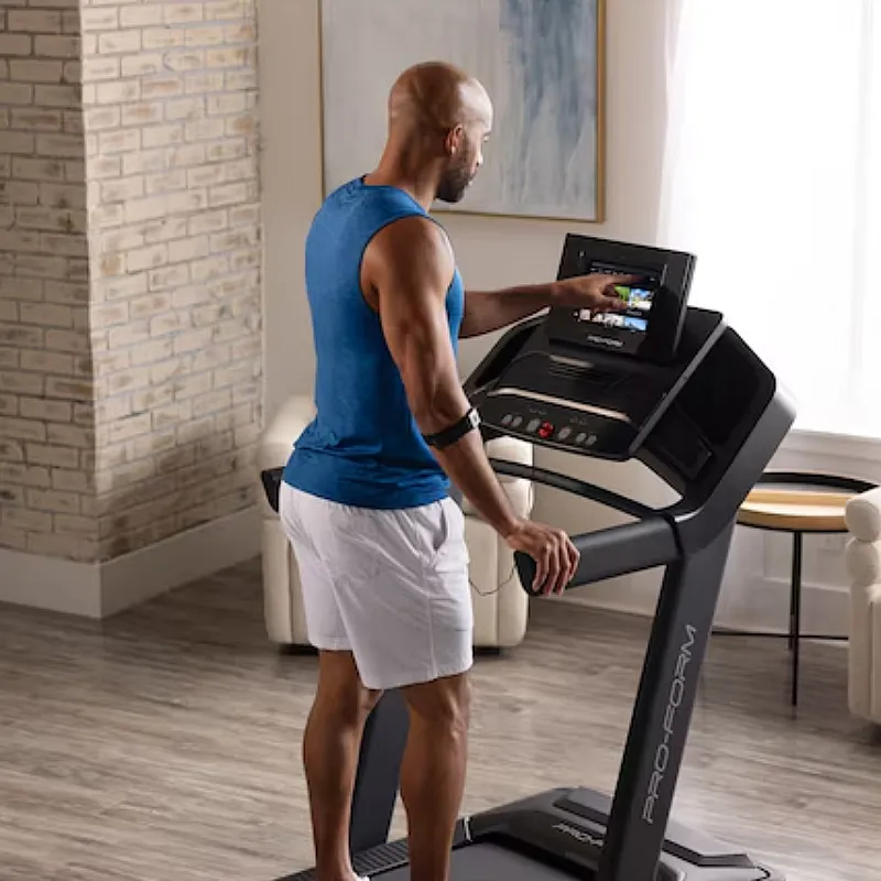ProForm - Carbon Pro 2000 Folding Treadmill, Push Up Racks, Yoga Equipment, Non Electric Treadmill