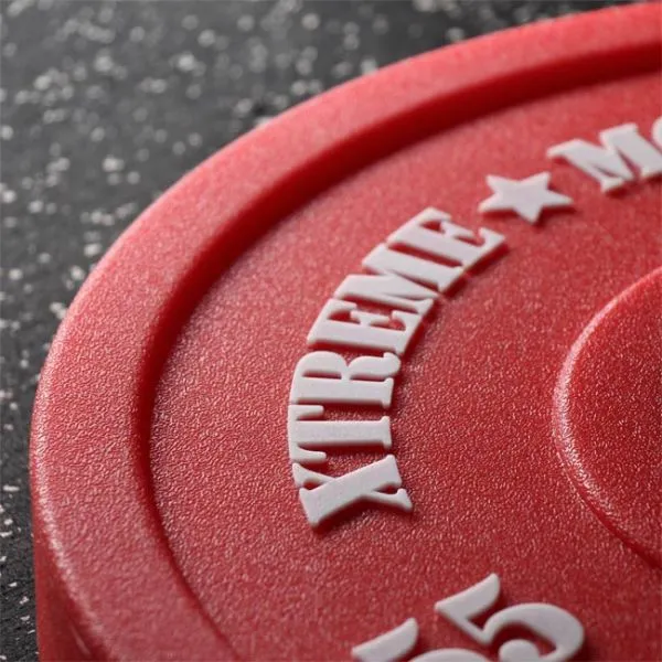 XM Fitness 320lbs Urethane Bumper Plate Kit, Home Gyms, Acupressure mat, Battle ropes