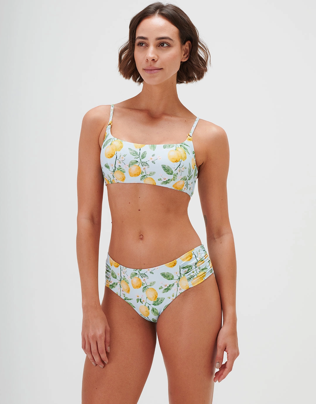 Fior di Limone Bralette Bikini Top - Sorrento Sky