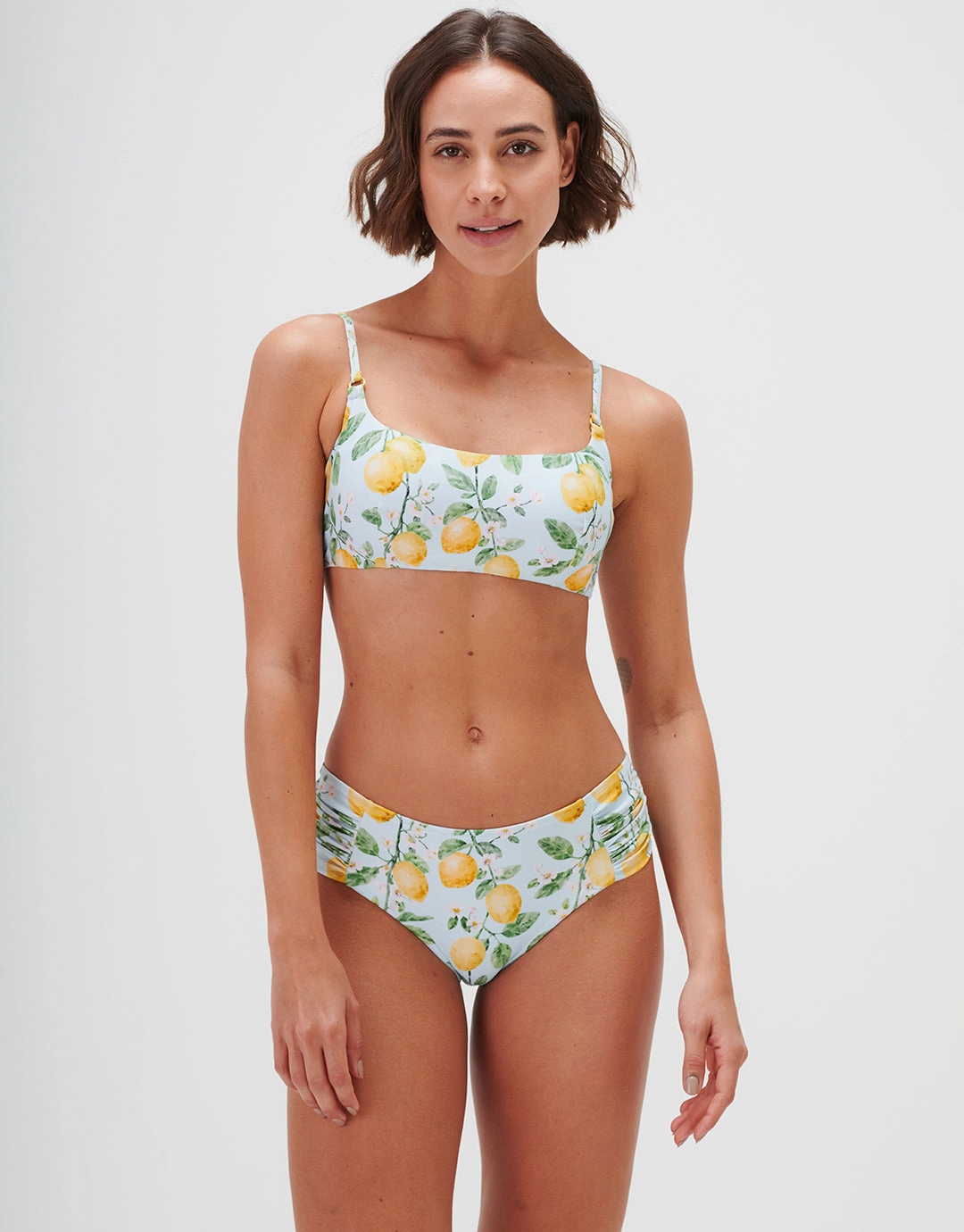 Fior di Limone Bralette Bikini Top - Sorrento Sky