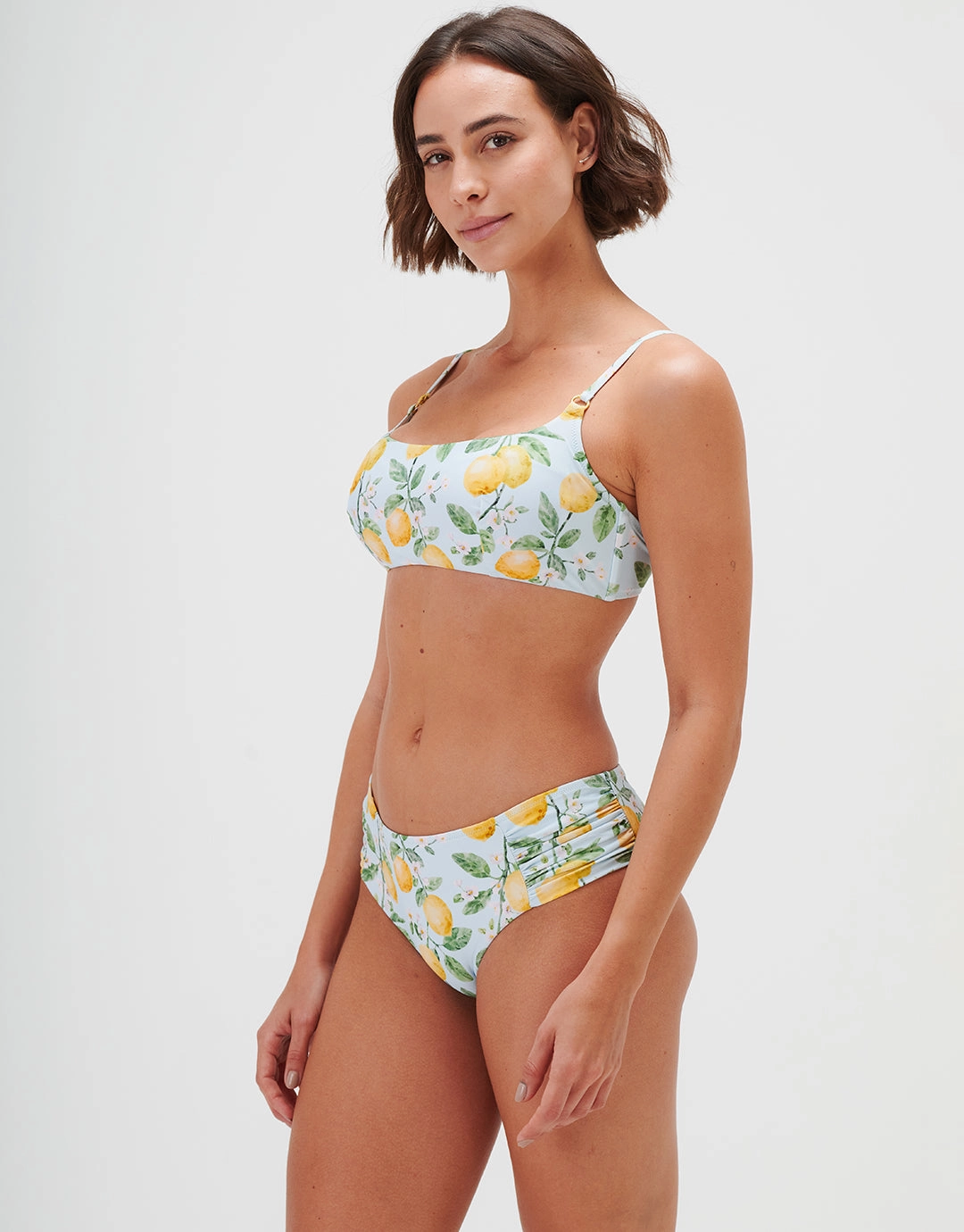 Fior di Limone Bralette Bikini Top - Sorrento Sky