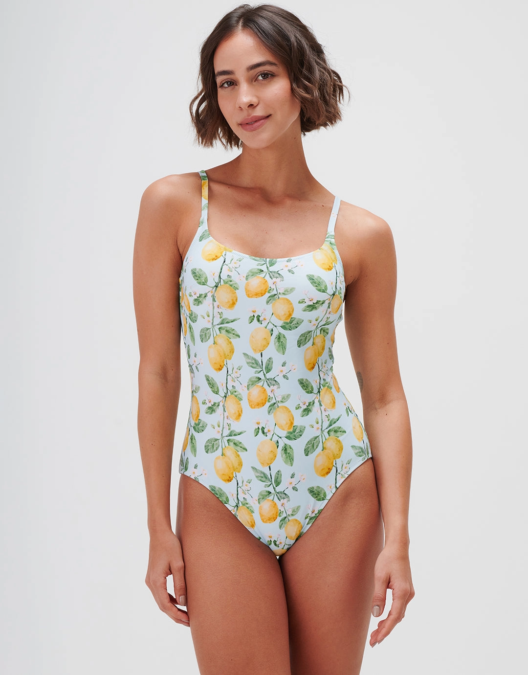 Fior di Limone Tank Swimsuit - Sorrento Sky