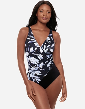 Fiore Di Luna Oceanus Swimsuit - Black White