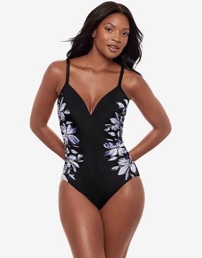 Fiore Di Luna Temptation Swimsuit - Black White