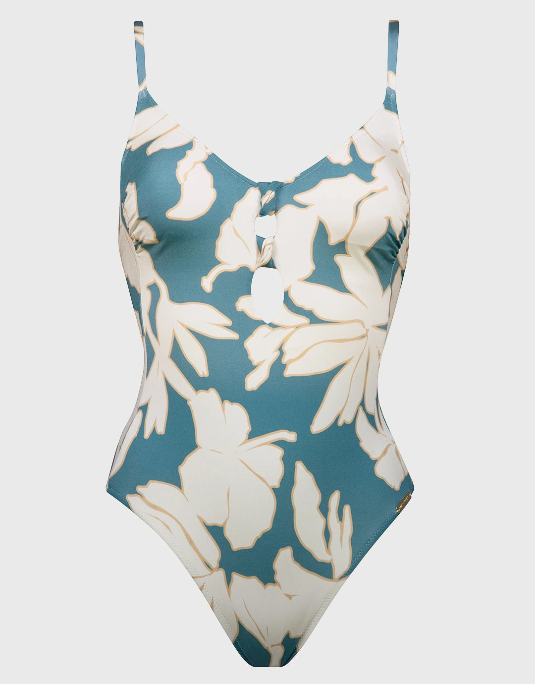 Floral Abstract Swimsuit - Puffy Sky