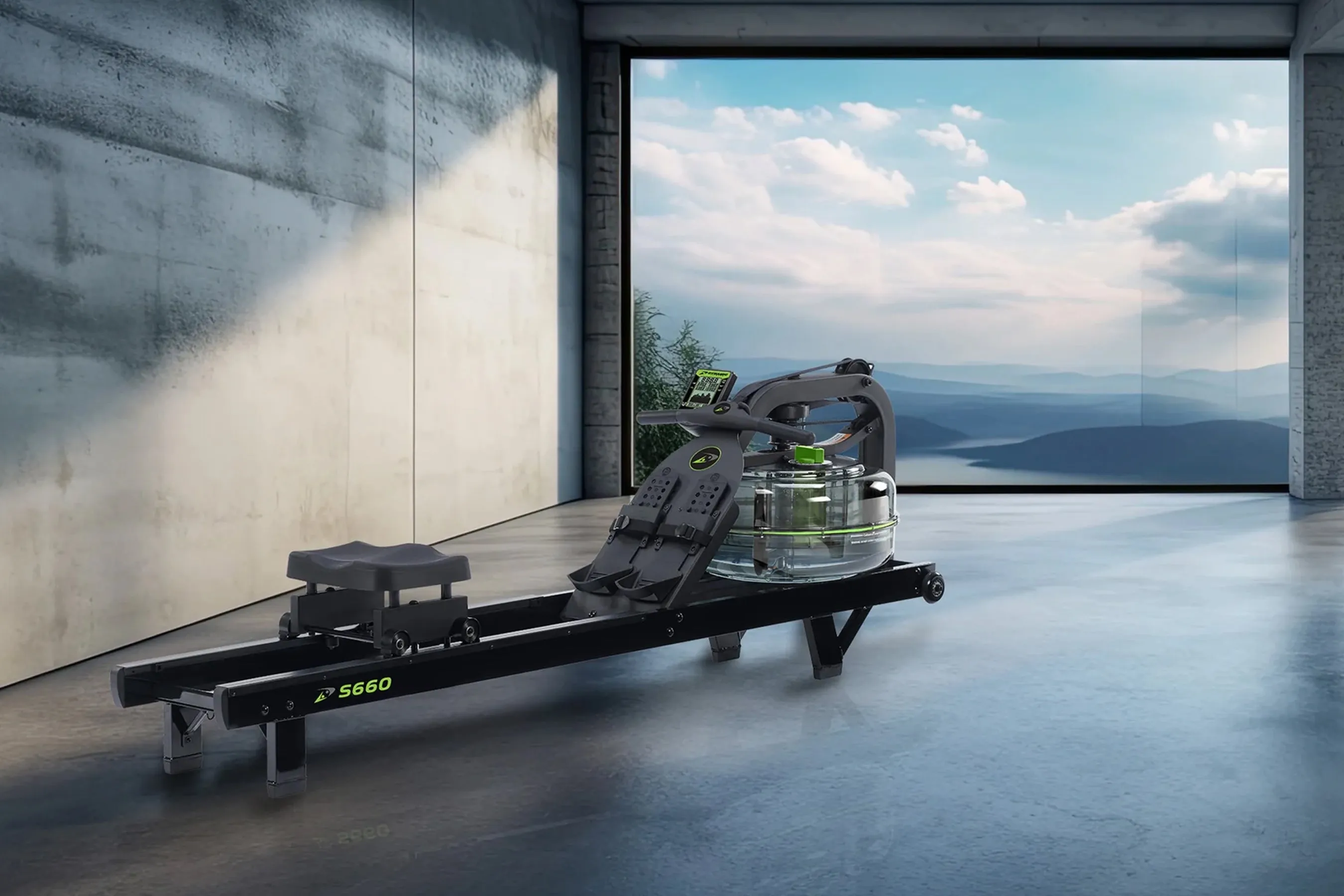 Dynamic Fluid S660 Forge Rowing Machine (SUMMER SALE - Extra 10%), Elliptical,Cross trainers, Push Up Racks, Exercise Bikes