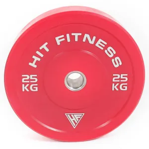 Fresh Drop Hit Fitness 25kg Commercial Coloured Rubber Bumper Plate Simple. Smart. Powerful., Racks,Cages,Squat Stands