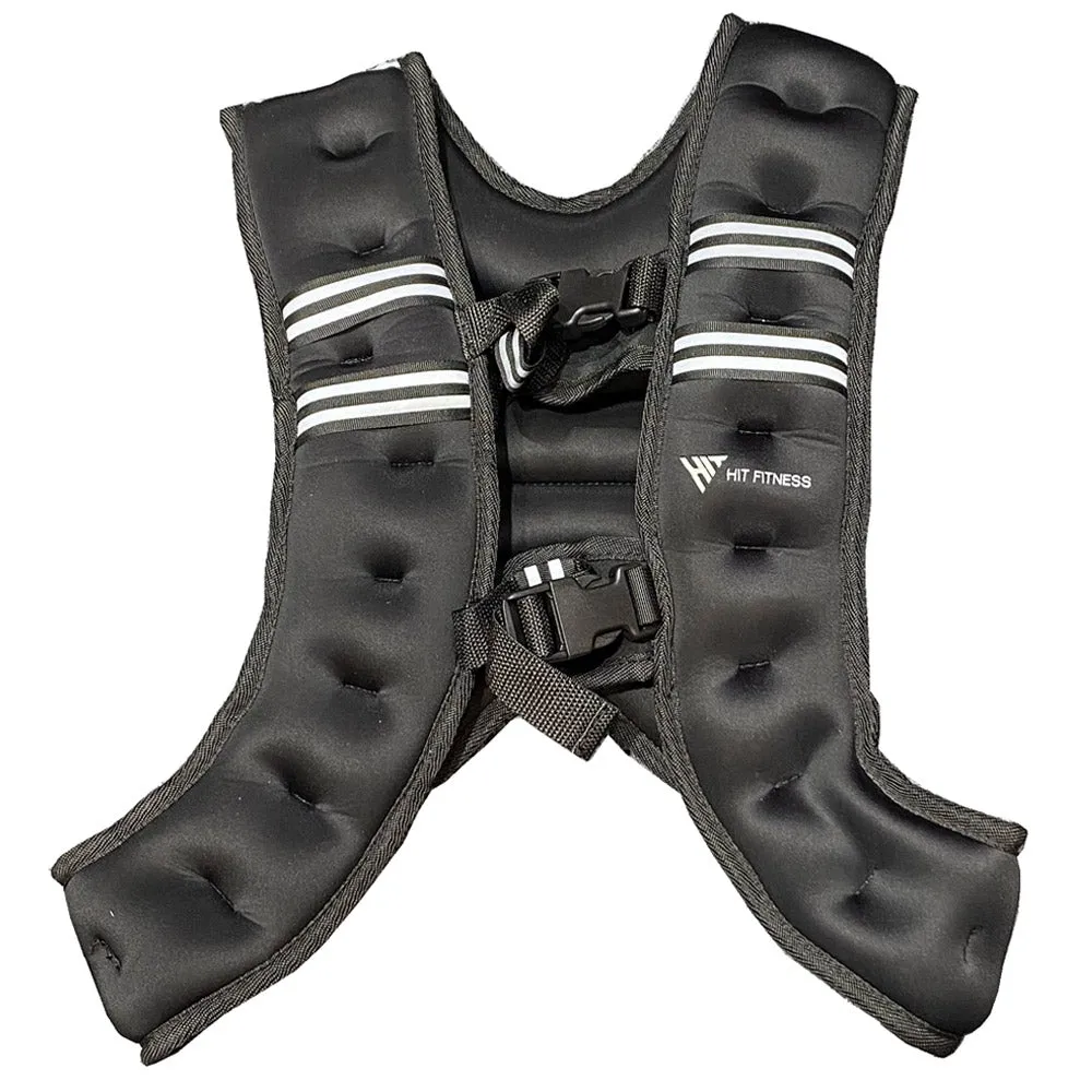 Fresh Drop Hit Fitness Neoprene Weighted Vest | 10kg Moving Fast, Rubber Hex Dumbbells, Agility,Speed, Rowing machine for small spaces