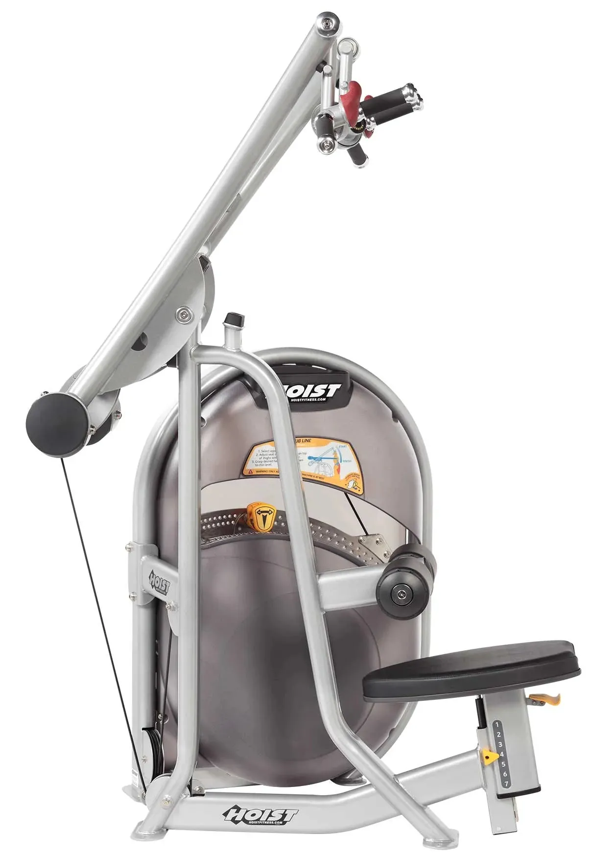 Hoist Clubline Lat Pulldown, Recycled rubber gym flooring