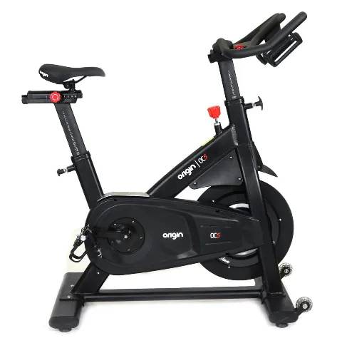 Origin Cycling OC5 Studio Bike, Barbells, Leg press machine, Sandbags,Battleropes