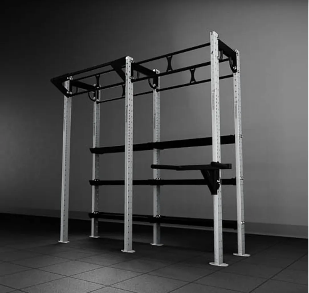 THROWDOWN 2x8 Compact XTC Rig, Foam roller high density, Protein shaker bottle