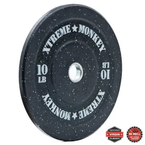 Fresh Drop XM FITNESS 10lbs Crumb Rubber Bumper Plate Quick Buy, Select Functions