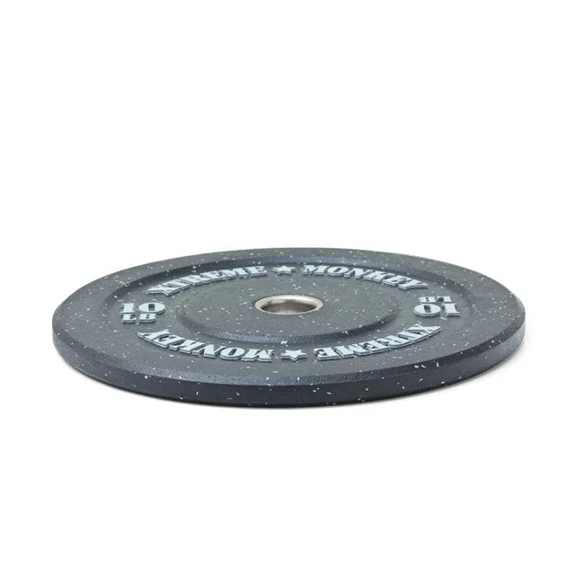 XM FITNESS 10lbs Crumb Rubber Bumper Plate, Non Folding Treadmills