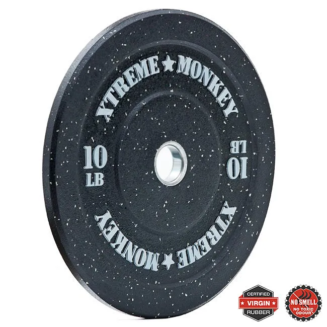 Fresh Drop XM FITNESS 10lbs Crumb Rubber Bumper Plate Quick Buy, Select Functions