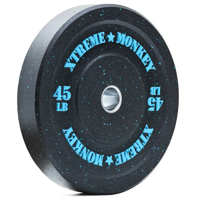 XM FITNESS 45lbs Crumb Rubber Bumper Plate, Kettlebell set, Mats, Medicine Balls,Slam Balls