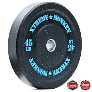 Fresh Drop XM FITNESS 45lbs Crumb Rubber Bumper Plate Grab Yours Now, Treadmills, Weightlifting chalk