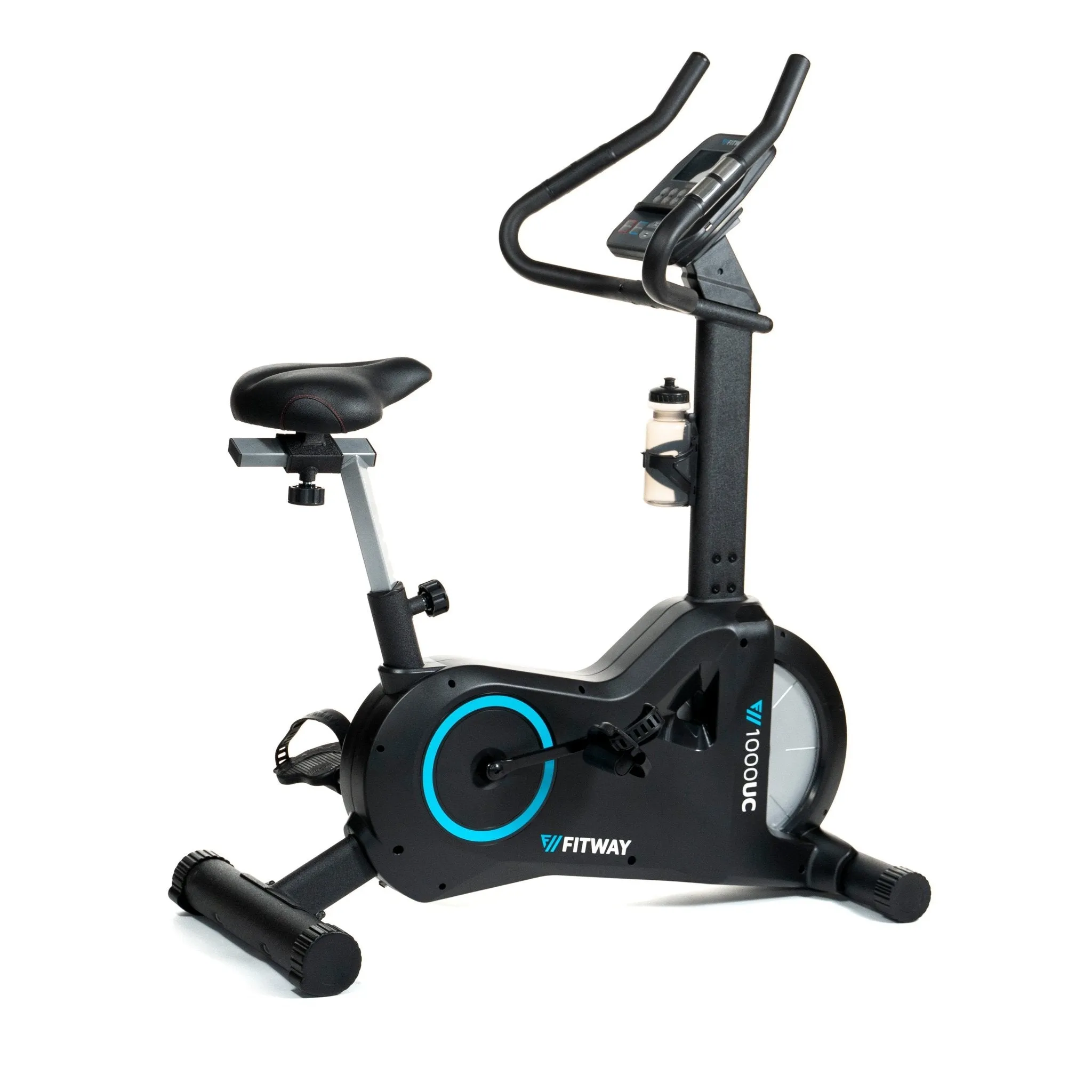Fitway 1000UC Upright Cycle, Flooring, Olympic Frisbee And Barbell Set