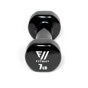 Fresh Finds Fitway Vinyl Dumbbell - 7lb. Weekly Favorite, Resistance Bands, Heated yoga mat, Quick-dry sweatpants