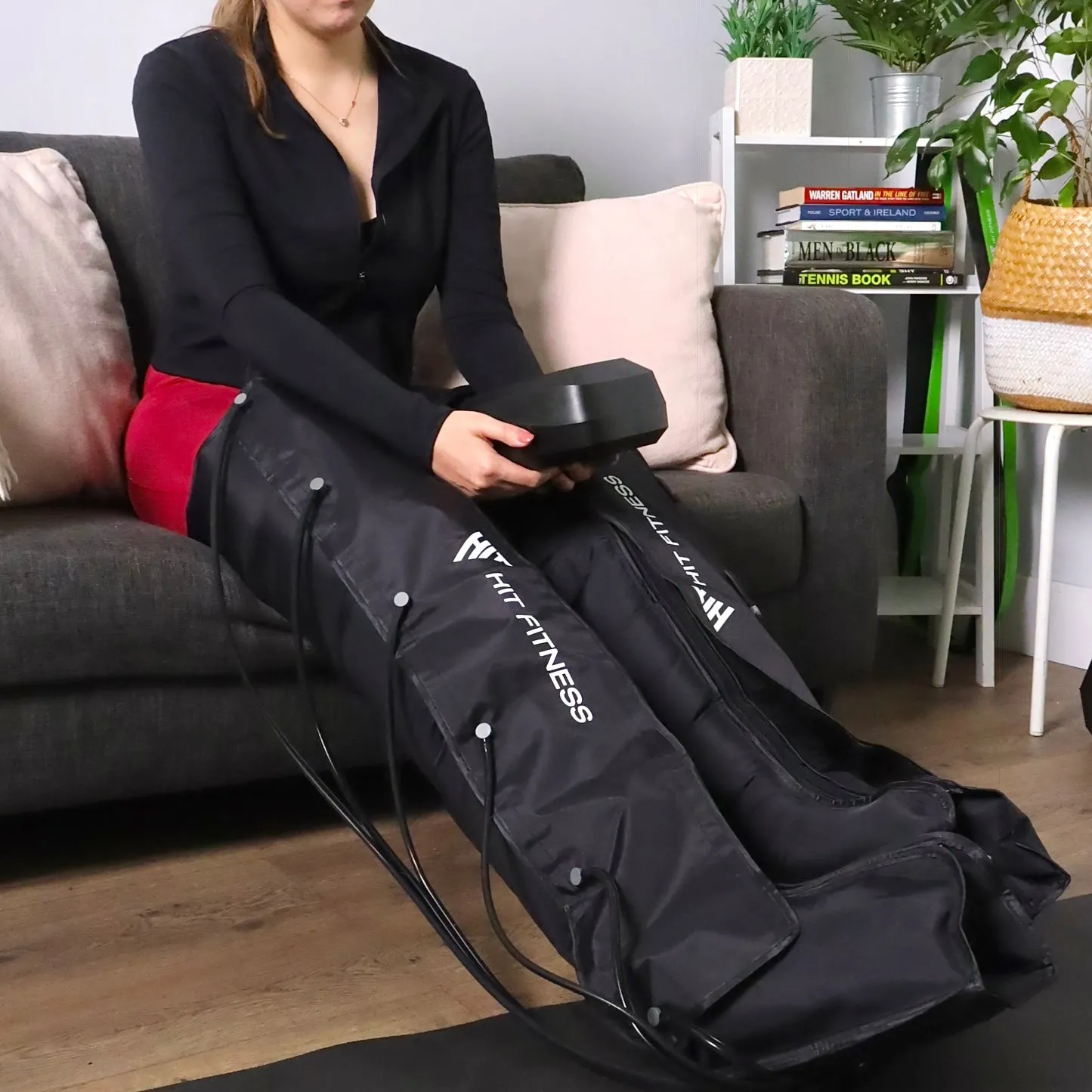 Hit Fitness Compression Boots, Heated yoga mat, Bundles