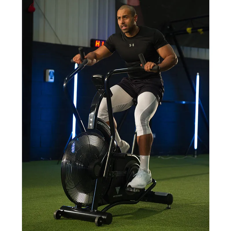 Hit Fitness Destroyer Air Bike, Upper Body Machines, Foldable weight bench