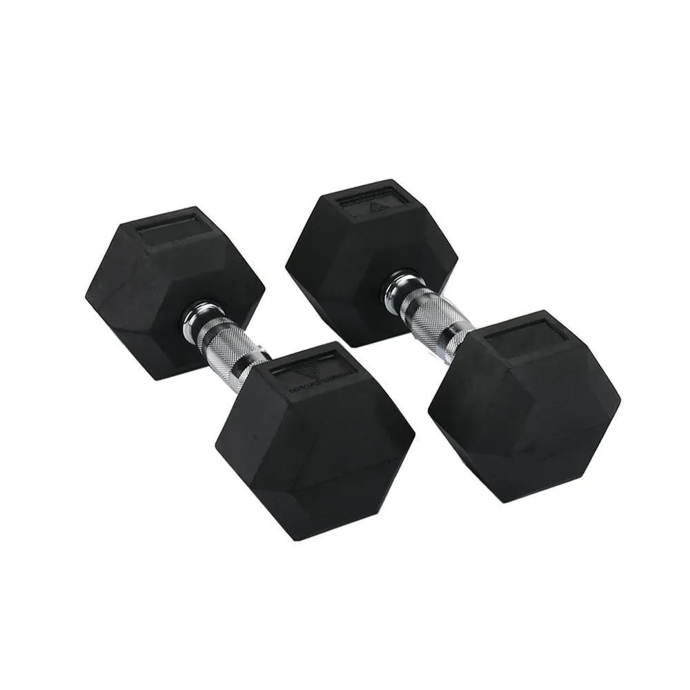 Hit Fitness Hex Dumbbells | 9kg, Air Bikes, Weightlifting belt