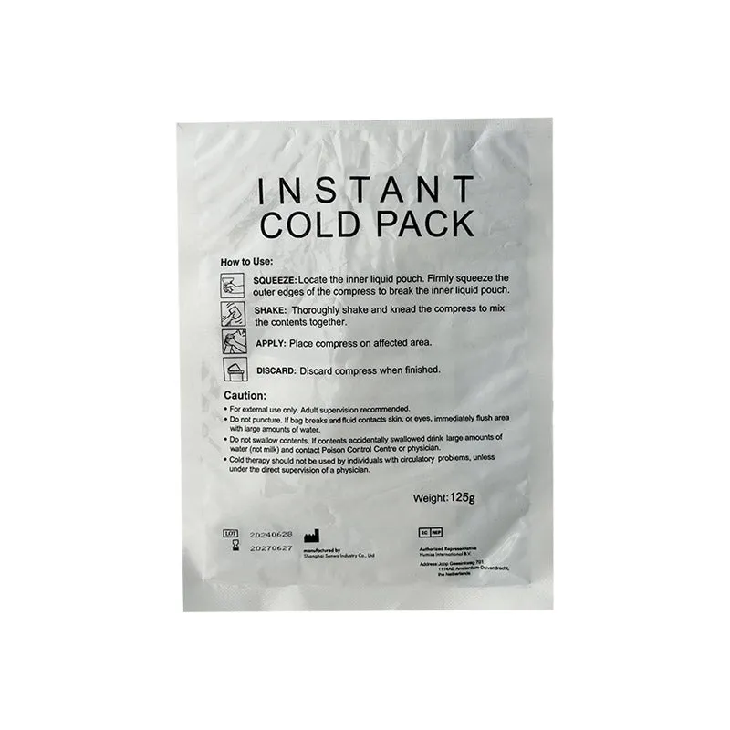 Hit Fitness Training Instant Ice Pack 20 Pack | 125g, Resistance Bands, Running belt hydration